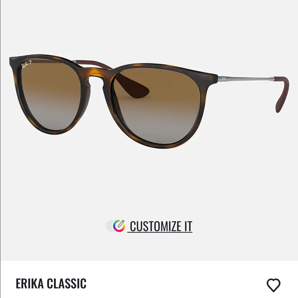Ray Ban Polarized Erika Sunglasses